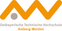 Das Bild zeigt das offizielle Logo der Ostbayerischen Technischen Hochschule Amberg-Weiden (OTH). Es steht für eine praxisorientierte Hochschule mit Schwerpunkt auf Technik, Informatik und angewandten Wissenschaften. Im Kontext der ISO-Gruppe symbolisiert das Logo die Zusammenarbeit mit Hochschulen im Bereich Nachwuchsförderung, Praxisprojekte und Employer Branding.