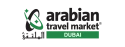 Logo of Arabian Travel Market (ATM) in Dubai, one of the leading international travel and tourism trade fairs in the Middle East. The event connects tour operators, destinations, airlines and technology providers, offering a platform for networking, innovation and business development in the global travel industry.