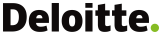 Logo von Deloitte mit schwarzem Schriftzug „Deloitte“ in serifenloser Schrift und einem grünen Punkt am Ende.