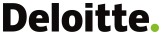 Logo von Deloitte mit schwarzem Schriftzug „Deloitte“ in serifenloser Schrift und einem grünen Punkt am Ende.