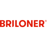 Briloner brand logo with the word “BRILONER” in bold red capital letters and a circled “R” symbol for the registered trademark.