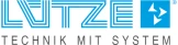 The Lutze logo features a blue lettering with the tagline “Technik mit System,” representing automation, electrical engineering, and innovative system solutions. As a client of ISO-Gruppe, Lutze leverages modern IT and data solutions to optimize digital processes in industry, control technology, and automation.